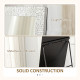 Full Length Mirror Free Standing Mirror Dressing Mirror with PS Frame Modern Wall Mirror for Living Room and Bedroom 34 x 144cm,