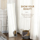 Full Length Mirror Free Standing Mirror Dressing Mirror with PS Frame Modern Wall Mirror for Living Room and Bedroom 34 x 144cm,
