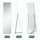 Full Length Mirror Wall-Mounted, 160 x 40 cm Freestanding Rectangle Dressing Mirror for Bedroom, Living Room, Silver Frame