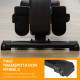 Indoor Body Health &amp; Fitness Adjustable Magnetic Rowing Machine Rower with LCD Digital Monitor &amp; Wheels for Home, Office, Gym