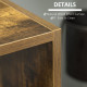 Industrial Style Storage Shelf, Bookcase, Bookshelf with 6 Compartments, Freestanding Shelving Unit for Living Room, Home Study,