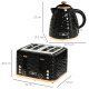 Kettle and Toaster Sets, 3000W 1.7L Rapid Boil Kettle &amp; 4 Slice Toaster with 7 Browning Controls, Defrost, Reheat and Crumb Tray