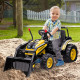 6V Electric Kids Ride On Digger Excavator Construction Tractor Music Headlight for 3-5 years Yellow