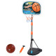 Kids Basketball Hoop and Stand Portable Basketball Stand Set w/ Ball Pump Netting Backboard Adjustable Height from 126 cm to 158