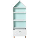 Kids Children Wooden Bookcase w/Drawer Bedroom Furniture Bookshelf Storage Rack Display Unit Toys Games Organisation Cabinet Pin