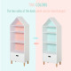 Kids Children Wooden Bookcase w/Drawer Bedroom Furniture Bookshelf Storage Rack Display Unit Toys Games Organisation Cabinet Pin