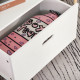 Kids Children Wooden Bookcase w/Drawer Bedroom Furniture Bookshelf Storage Rack Display Unit Toys Games Organisation Cabinet Pin