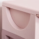 Kids Storage Units with 3 Drawers 3 Tier Chest Vertical Dresser Tower Toy Organizer for Nursery Playroom Kindergarten Pink
