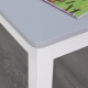 Kids Table and Chair Set 3 Pieces Toddler Preschoolers Desk with 2 Chairs for Indoor Study Rest Snack Time Grey