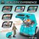 Kids Truck Engine Toy Set, with Horn, Light, Car Key, for Ages 3-5 Years - Teal
