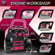 Kids Truck Engine Toy Set, with Horn, Light, Car Key, for Ages 3-5 Years - Pink