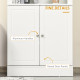 Kitchen Cupboard with 6-tier Shelving, Freestanding Storage Cabinet, Pantry Cupboard with 3 Open Compartments and Double-door Ca