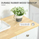 Kitchen Floor Cabinet Side Storage Cupboard Multi-use Sideboard Table with Solid Wood Top, Adjustable Shelf,Drawer for Dining Ro