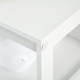 kleankin Bathroom Storage Unit Cabinet with Open Storage Shelf, Freestanding Floor Cabinet Organizer with 2 Doors for Living Roo