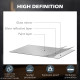 kleankin LED Bathroom Mirror with Lights, 3X Magnifying Mirror, Dimming Lighted Bathroom Mirror, Vanity Mirror with 3 Colour Fro