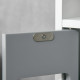 kleankin Modern Bathroom Storage Cabinet, Freestanding Tall Bathroom Cabinet with Open Shelves and 3 Cupboards with Door, for Be
