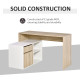 L-Shaped Desk, Corner Computer Desk with Storage Drawer, Adjustable Shelf, Cabinet for Home Office and Study, 120 x 92 x 75cm, O