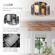 Modern Design Mini Style Flush Mount Ceiling Light Mount with Flush Metal Finish Chandelier for Hallway, Dining Room, Living Roo