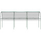 Outsunny Tunnel Tomato Greenhouse with 4 Hoops and Top Tap, Pointed Bottom and Guy Ropes, 400 x 123 x 171 cm, Clear