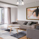 Modern Chandelier, Semi-Flush Mount Ceiling Light with 2 Light, E27 Bulb Base for Hallway, Dining Room, Living Room, White and S