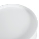 Modern Side Table, Small Coffee Table, Round Bedside Table with Drawer and Wood Legs for Living Room, Bedroom, White