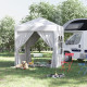 Outsunny Pop Up Gazebo Canopy, size (2 x2m)-White