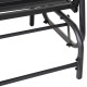 Outsunny 2-Person Outdoor Glider Bench Patio Double Swing Gliding Chair Loveseat w/Power Coated Steel Frame for Garden Patio Por