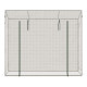 Outsunny Tomato Greenhouse Walk-in Garden Greenhouse with Pent Roof, Roll-up Door, Mesh Window for Plants Flowers Herbs Grow, 20
