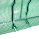 Outsunny Mini Small Greenhouse with Steel Frame &amp; PE Cover &amp; Zipped Window Poly tunnel Steeple for Plants Vegetables, 270 x 90 x