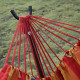 Outsunny 298 x 117cm Hammock with Stand Camping Hammock with Portable Carrying Bag, Adjustable Height, 120kg Load Capacity, Red 