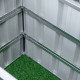Outsunny 3 Tier Raised Garden Bed, Metal Elevated Planer Box Kit Flower Pot w/ A Pairs of Glove for Garden, Patio to Grow Vegeta