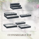 Outsunny 3 Tier Raised Garden Bed, Metal Elevated Planer Box Kit Flower Pot w/ A Pairs of Glove for Garden, Patio to Grow Vegeta
