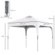 Outsunny 3 x 3(M) Pop Up Gazebo, UPF 50+ Foldable Canopy Tent with Wheeled Carrybag, 4 Leg Weight Bags, Height Adjustable Marque
