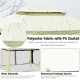 Outsunny 4 x 3 m Aluminum Garden Gazebo, Double Roof Outdoor Gazebo Canopy Shelter with Netting &amp; Curtains for Garden, Lawn, Bac