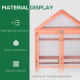 Outsunny Garden Cold Frame Polycarbonate Greenhouse with Adjustable Shelves, Double Doors, Openable Top Covers, Grow House for F