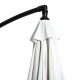 Outsunny 3M Banana Umbrella Parasol-Cream White