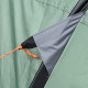 Outsunny 4-5 Person Pop-up Camping Tent Family Tent w/ 2 Mesh Windows &amp; PVC Windows Portable Carry Bag for Outdoor Trip, Dark Gr