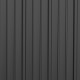 Outsunny 5.3 x 3.1ft Corrugated Steel Garden Shed - Black