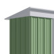 Outsunny Metal Garden Shed, Outdoor Lean-to Shed for Tool Motor Bike, with Adjustable Shelf, Lock, Gloves, 5&#039;x3&#039;x6&#039;, Green