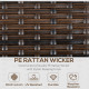 Outsunny Six-Piece Rattan Sofa Set, with Glass-Top Table - Mixed Brown