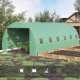 Outsunny 6 x 3 x 2 m Polytunnel Greenhouse with Roll-up Door and 12 Mesh Windows, Walk-in Garden Tunnel Warm House Tent with UV-