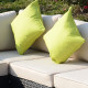 Outsunny 8 Pieces PE Rattan Corner Sofa Set with Thick Cushions, Aluminium Outdoor Rattan Garden Furniture Set with Glass Top Ta
