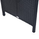 Outsunny 8-Seater Garden Rattan Furniture Rattan Corner Dining Sofa Set Wicker Conservatory Furniture Lawn Patio Coffee Table Fo