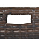 Outsunny 8 Seater Rattan Cube Garden Furniture Set, Rattan Dining Set with Cushions, Outdoor Dining Table and Chairs with 4 Armc
