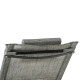 Outsunny Outdoor Garden Rocking Chair, Patio Sun Lounger Rocker Chair with Breathable Mesh Fabric, Removable Headrest Pillow, Ar
