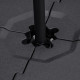 Outsunny Detachable Patio Umbrella Base, Cantilever Parasol Base Stand Outdoor Umbrella Weights, Filled with Sand and Water up t