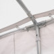 Outsunny 6m x 4m Garden Gazebo, Galvanised Marquee Party Tent with Removable Sides and Windows for Parties, Wedding and Events, 