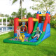 Outsunny Kids Inflatable Bouncy Castle Water Slide 6 in 1 Bounce House Jumping Castle Water Pool Gun Climbing Wall Basketball Ho
