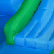 Outsunny Kids Inflatable Bouncy Castle Water Slide 6 in 1 Bounce House Jumping Castle Water Pool Gun Climbing Wall Basketball Ho