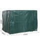 Outsunny Patio 3 Seater Swing Chair Bench Cover Outdoor Garden Furniture Rain Protection Cover Protector Waterproof Anti-UV, 215